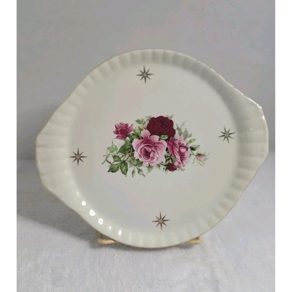 Formalities Victorian Rose By Baum Brothers Ceramic trinket tray 8